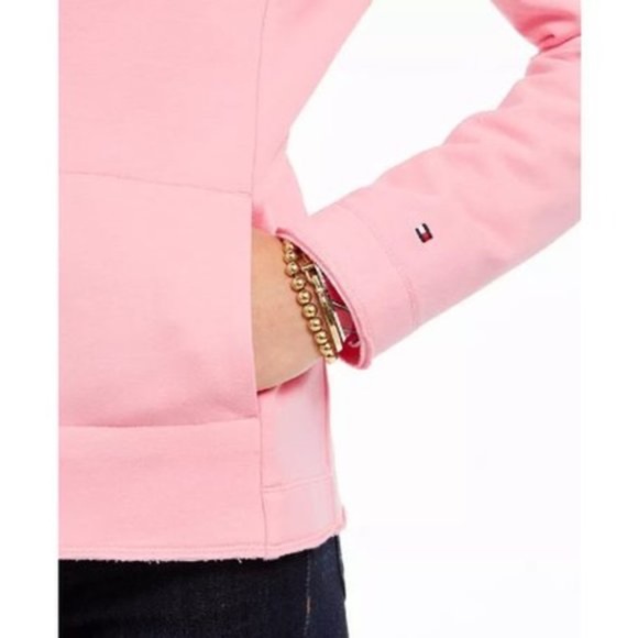 Tommy Hilfiger Single-Button Knit Blazer - Pink, S - Picture 4 of 9